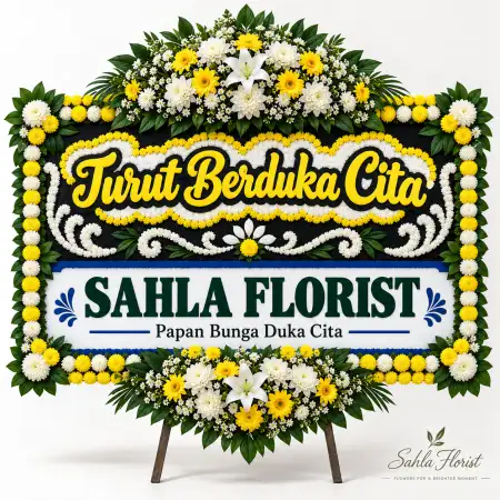 Papan Bunga Duka Cikini